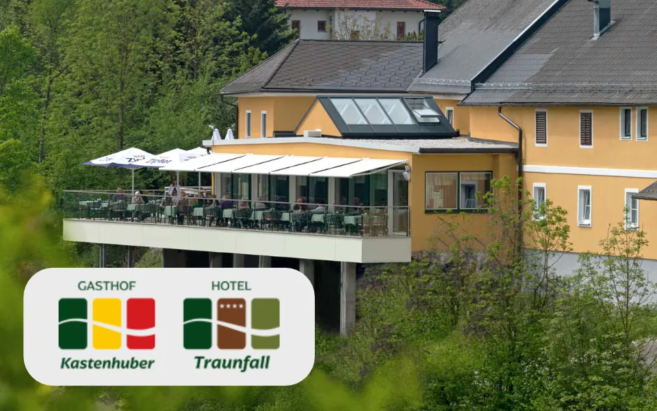 Gasthof Kastenhuber und Hotel Traunfall – Traditionsgasthaus und 4-Sterne-Hotel in Desselbrunn an der Traun